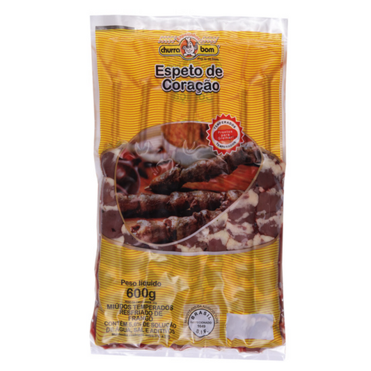 ESPETO CORACAO FRANGO 600GR