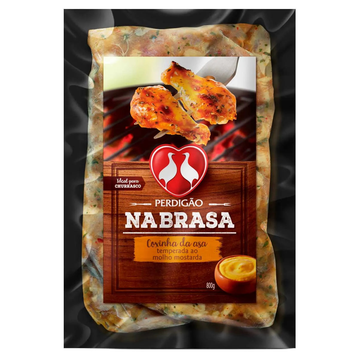 COXINHA DA ASA MOLHO MOSTARDA NA BRASA 800GRS