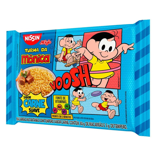 MIOJO NISSIN TURMA DA MONICA CARNE 80G