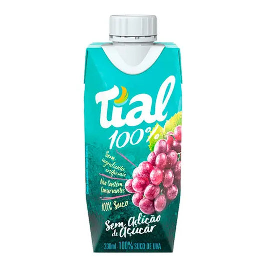 SUCO TIAL UVA S/ ADICAO DE ACUCAR 330ML