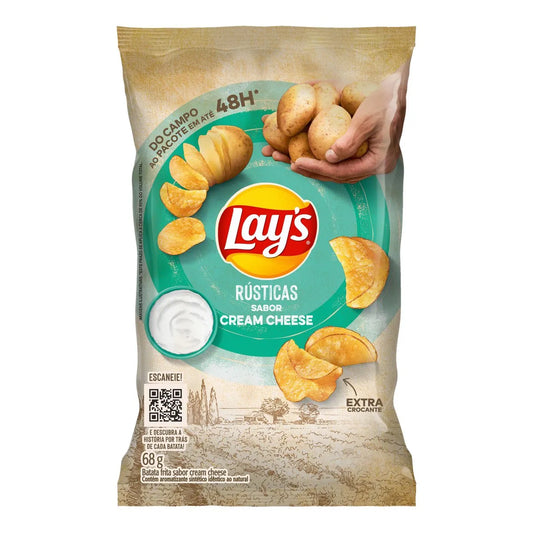 LAYS RUSTICA CREAM CHEESE 68GR