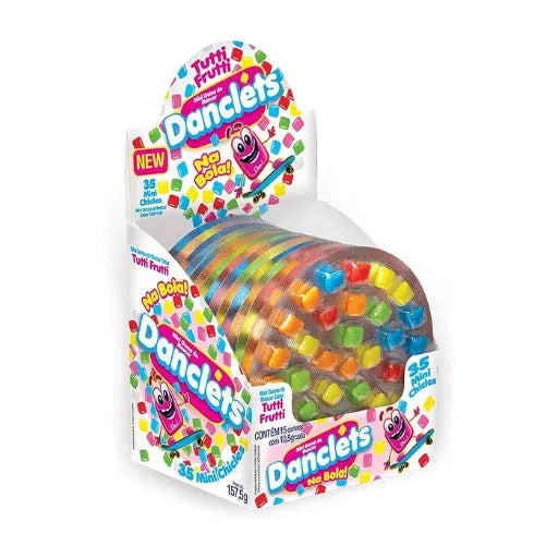 DANCLETS MINI DISCO GOMA DE MASCAR 10.5G
