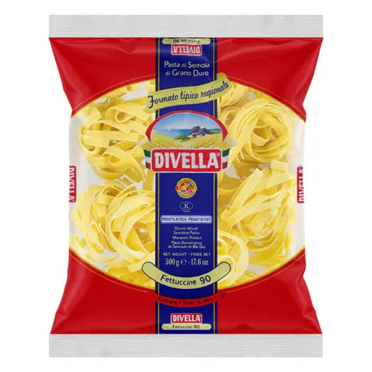 MACARRAO FETTUCINE DIVELLA 500GR