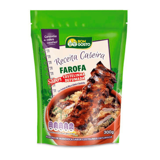 FAROFA BOM GOSTO COSTELINHA DEFUMADA 300G