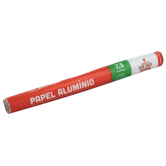 PAPEL ALUMINIO 45CM X 7.5M