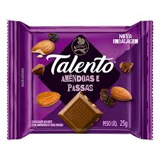 TALENTO AMENDOAS E PASSAS 25GR