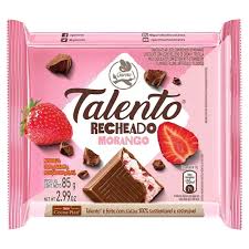 TALENTO RECHEIO MORANGO 85G