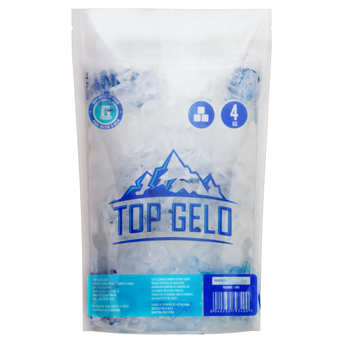 GELO EM ESCAMA 4 KG
