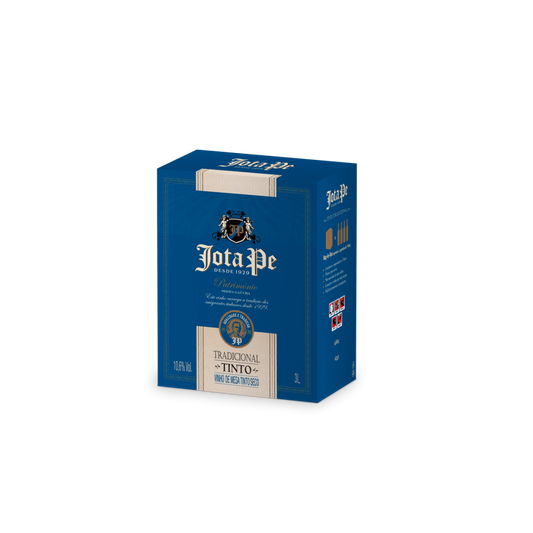 VINHO JOTA PE  TINTO SECO  BAG 3L