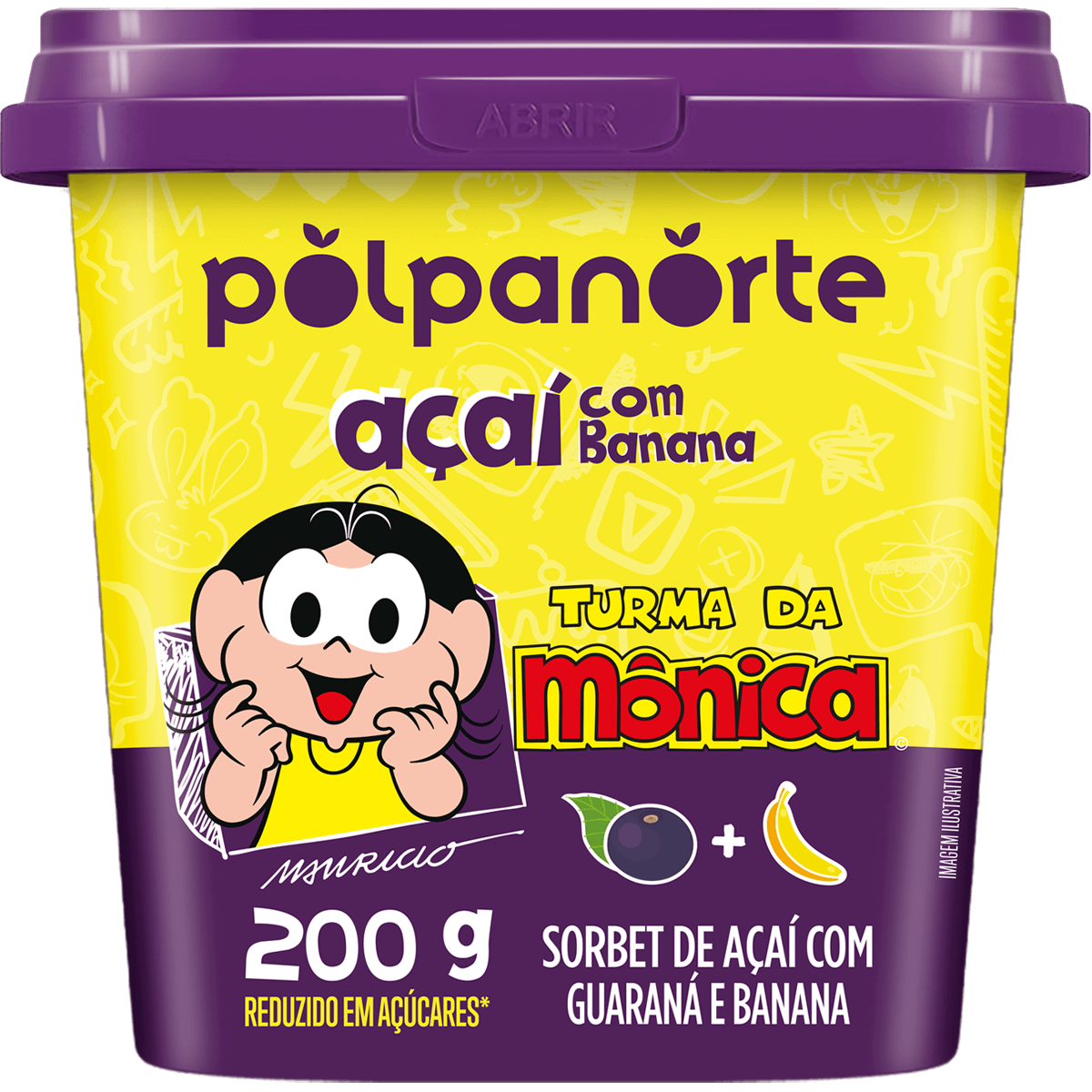 ACAI POLPANORTE C/ BANANA 200G