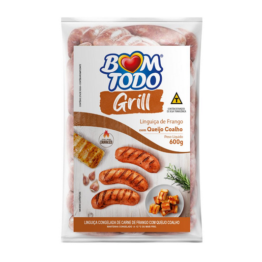LINGUICA SUINA TREM BOM FRANGO C/ QUEIJO COALHO 400G