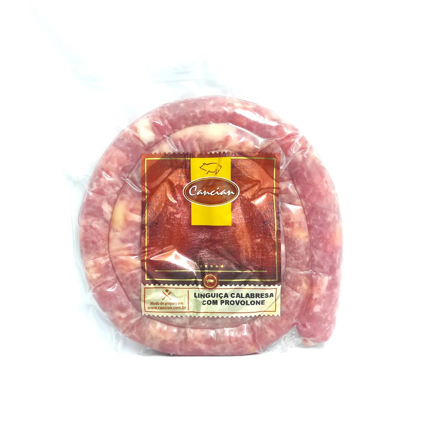 LINGUICA SUINA TREM BOM QUEIJO PROVOLONE 400G