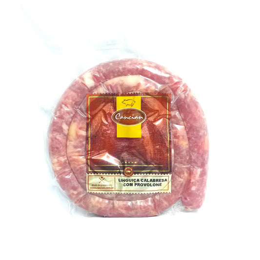 LINGUICA SUINA TREM BOM QUEIJO PROVOLONE 400G