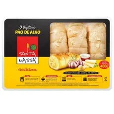PAO DE ALHO TRADICIONAL SANTA MASSA 400G