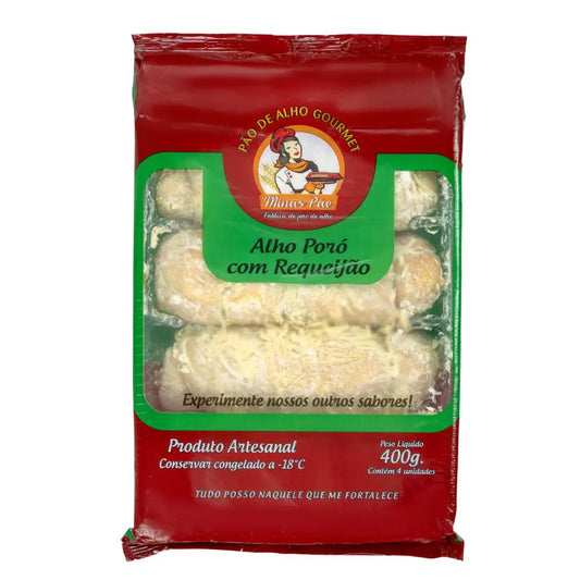 PAO DE ALHO MINAS PAO ALHO PORO COM REQUEIJAO