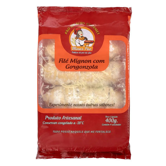 PAO DE ALHO MINAS PAO FILE MIGNON C/GORGONZOLA 50GR