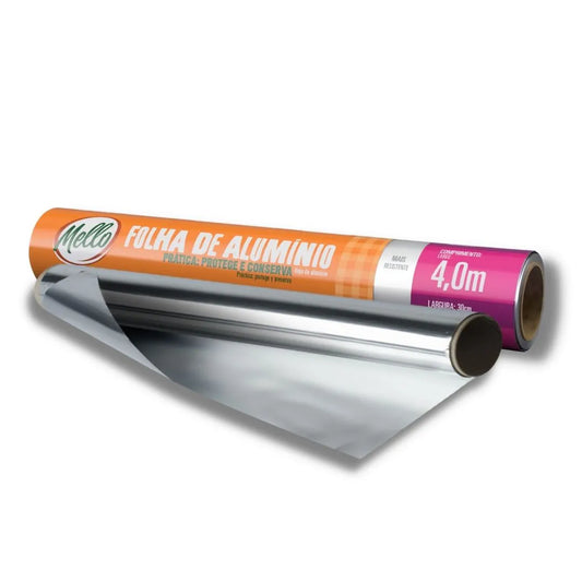 PAPEL ALUMINIO 30CM X 4.0M MELLO