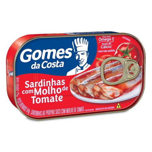 SARDINHA COM MOLHO DE TOMATE  GOMES DA COSTA 75G