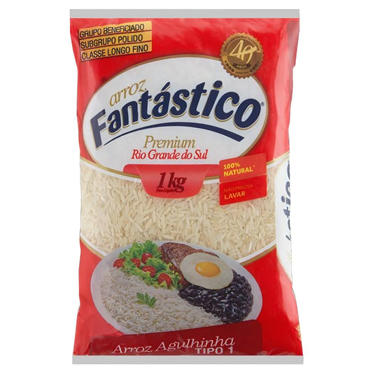 ARROZ BRANCO FANTASTICO 1KG