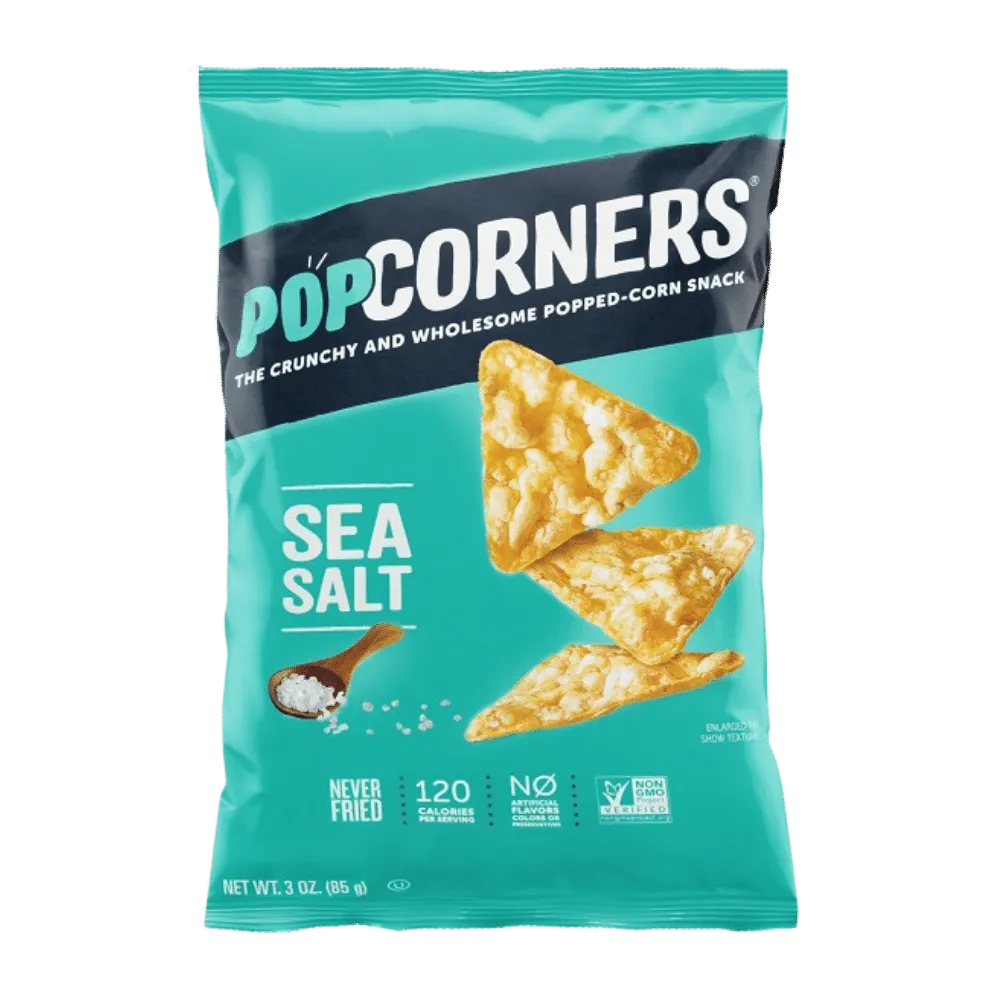 POP CORNERS SEA SALT 57G