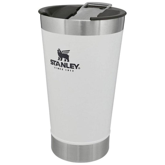 COPO TERMICO DE CERVEJA C TAMPA STANLEY BRANCO 473ML