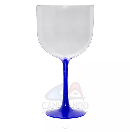 TACA DE GIN AZUL CLARO 580ML BICOLOR