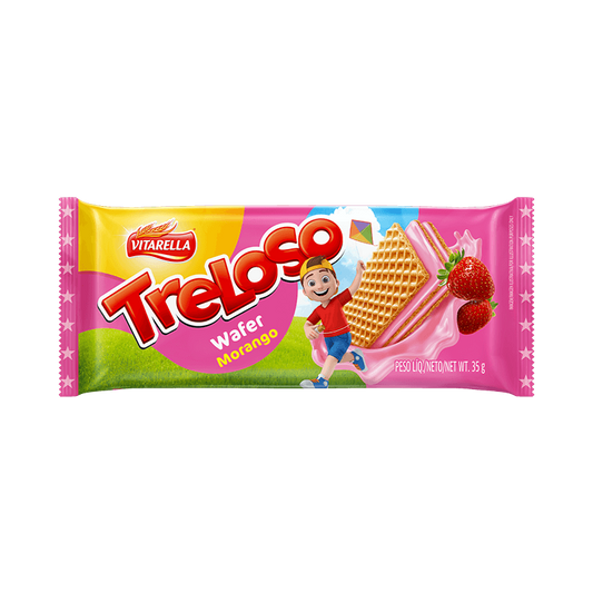 WAFER MORANGO TRELOSO 35G