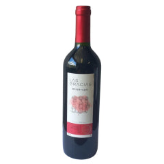 VINHO LAS GRACIAS RESERVADO CABERNET SAUVIGNON 750 ML