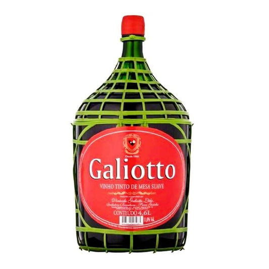 VINHO GALIOTTO TINTO SECO 4,6 LITROS