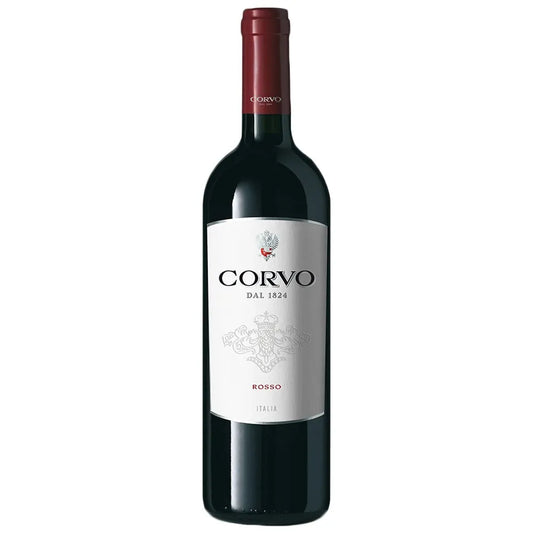 VINHO ITALIANO TINTO CORVO 750ML C/  MINI DECANTER