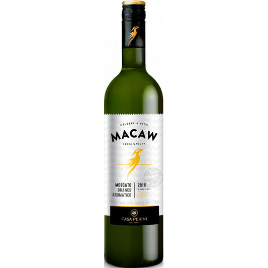 VINHO MACAW BR D SEC MOSCATO 750 ML