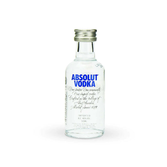 VODKA MINI ABSOLUT NATURAL 50 ML