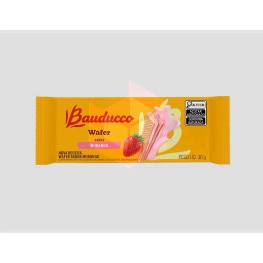 BISCOITO BAUDUCCO WAFER MORANGO