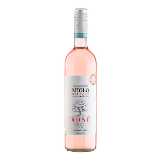 VINHO MIOLO SELECAO ROSE CAB SAUV E TEMP 750 ML